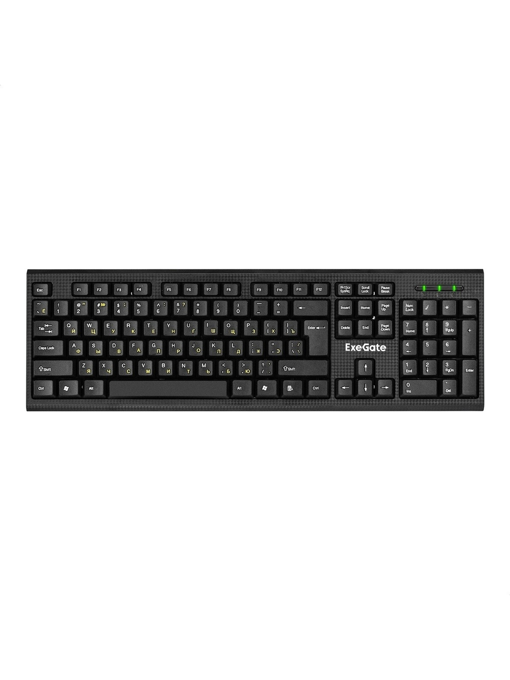 Exegate EX298905RUS Комплект беспроводной ExeGate Professional Standard Combo MK200 (клавиатура полноразмерная влагозащищенная 104кл. + мышь оптическая 1200dpi, 3 кнопки и колесо прокрутки; USB, радио