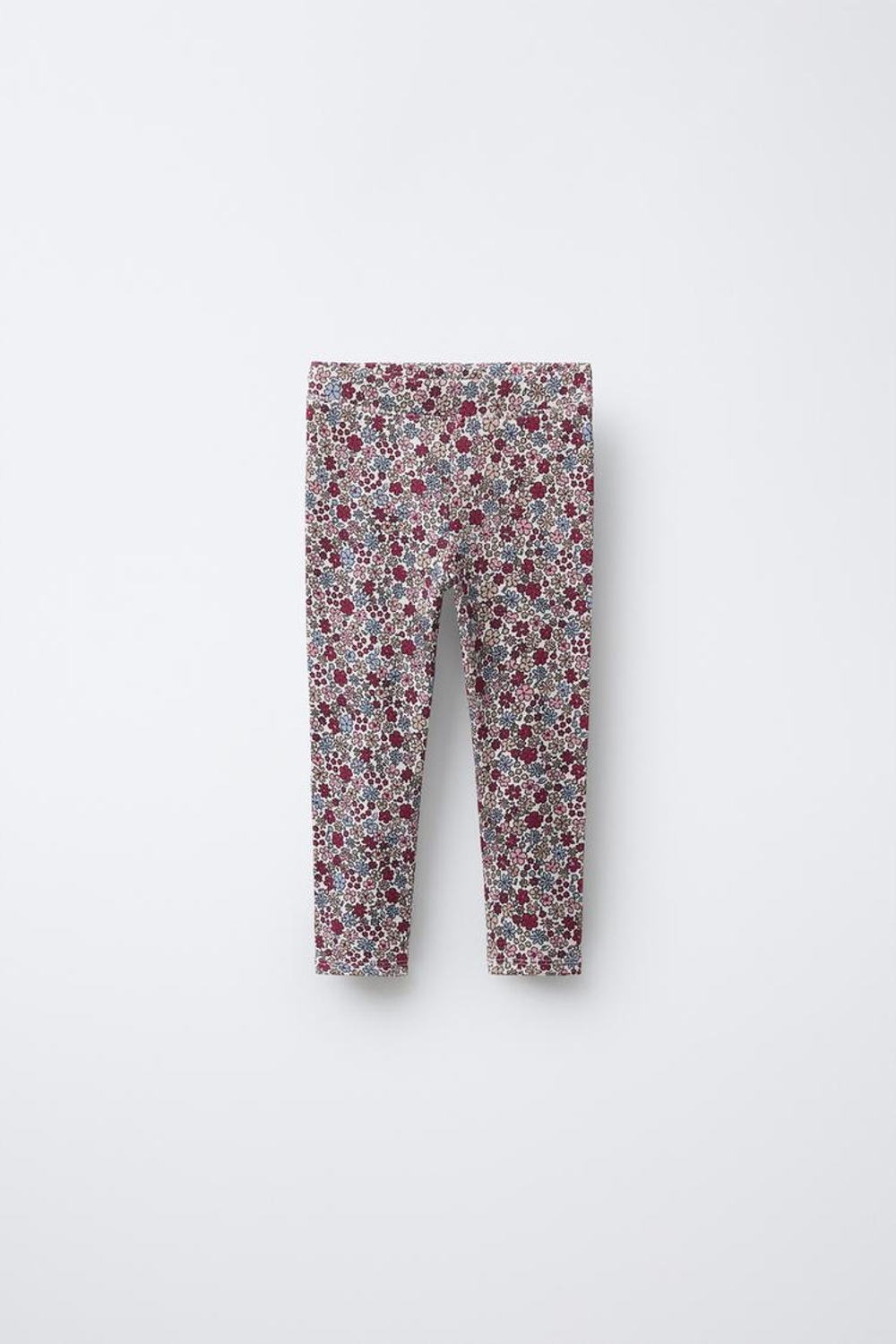 ZARA ЛЕГИНСЫ В РУБЧИК С ПРИНТОМ, РАЗНОЦВЕТНЫЙ