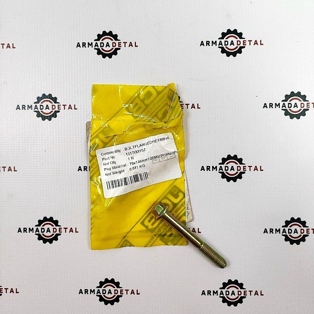 Болт М8х65 | 1317/3315Z | JCB