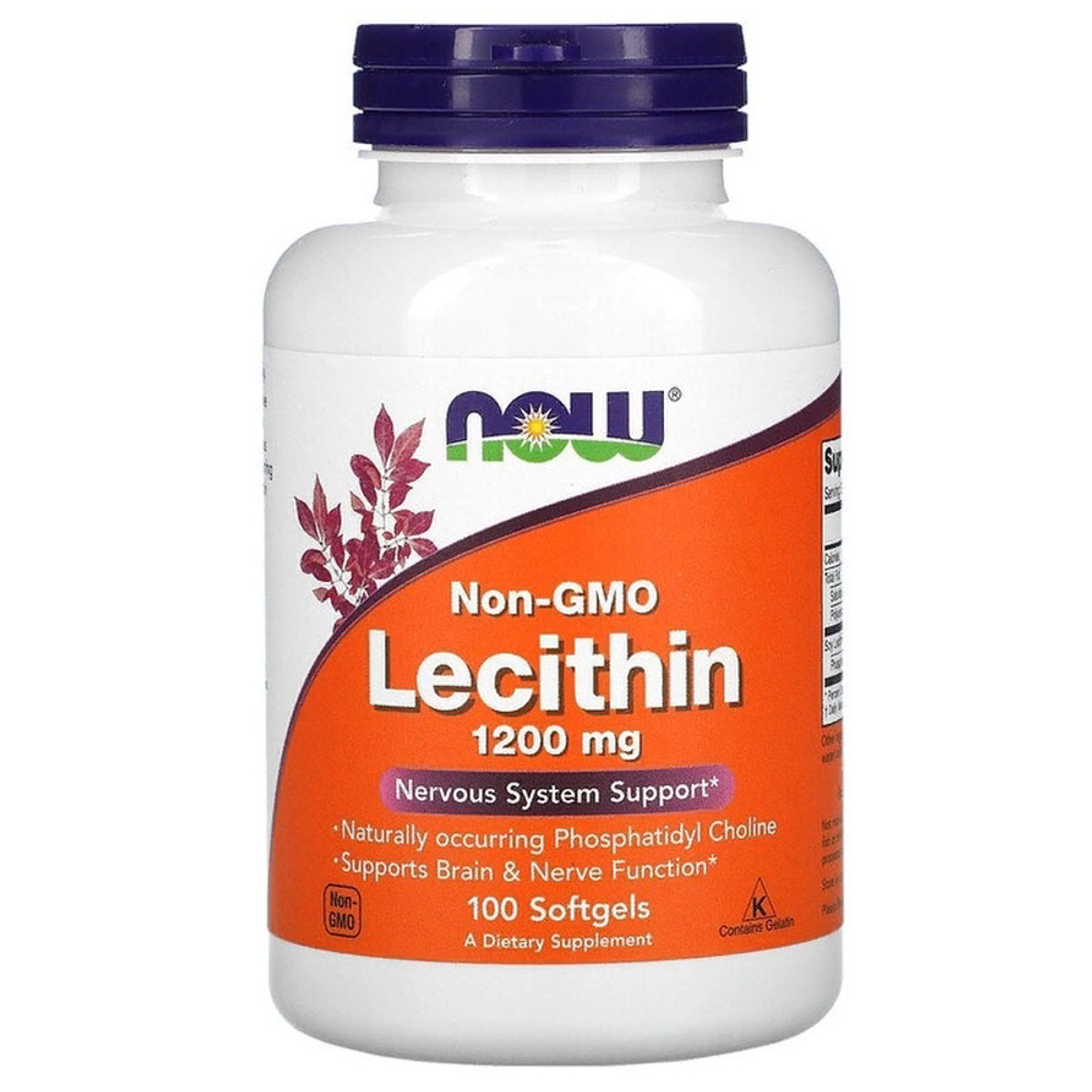 NOW Sunflower Lecithin 1200 мг. (100 капс.) [M]