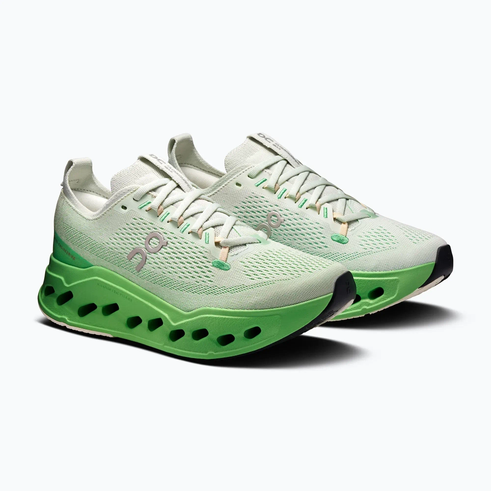 Женские Кроссовки для бега On Cloudsurfer Max mineral/honeydew
