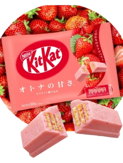 Батончики японский КитКат Клубничный 120 г