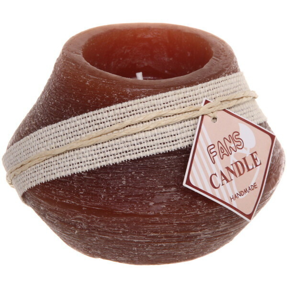 Свеча «Honey story» 7*9см цвет кофейный F-3004