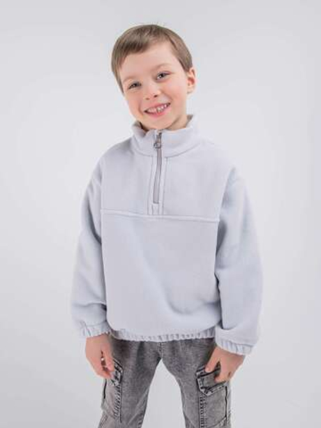 Олимпийка флисовая "Серебро"