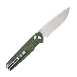 Нож складной SRM 255L-MG2 Medal Beadblast (140Cr Laminated, Green Micarta)