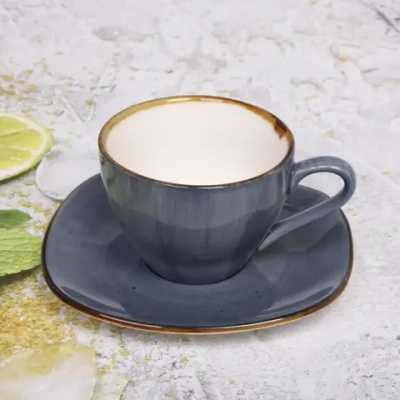 Чайная пара «Corsica blue» (кружка 200мл+блюдце)