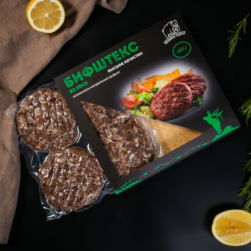 Бифштекс из лося, в/у