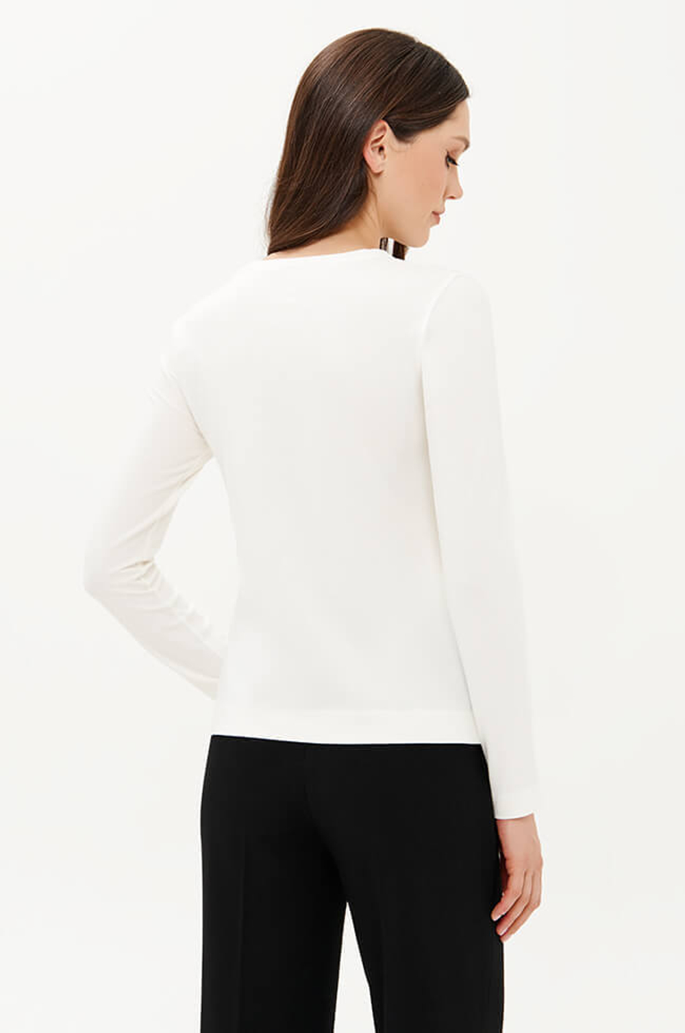 23438 Лонгслив женский (молочный)