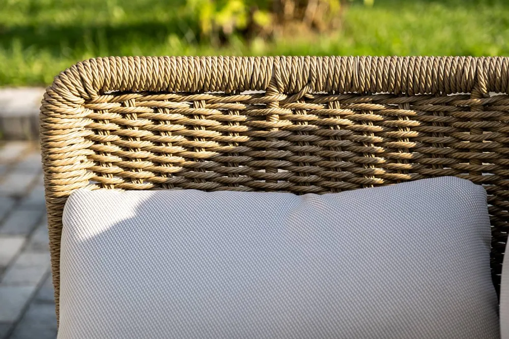 "Аликанте" лаунж-зона из искусственного ротанга, цвет соломенный