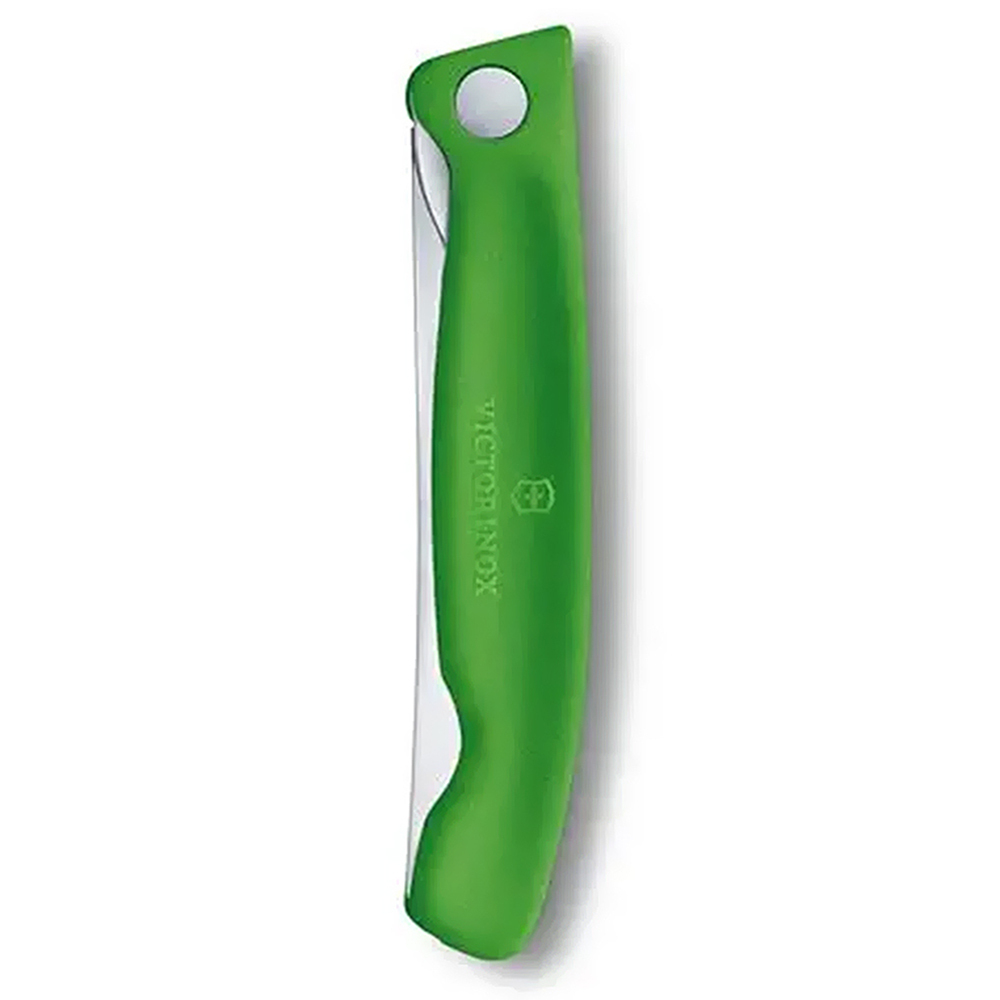 Нож кухонный Victorinox Swiss Classic (6.7836.F4B) стальной для овощей лезв.110мм серрейт. заточка