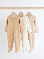 Комбинезон / Cлип для малышей Next N77-765, 3 шт., Бежевый