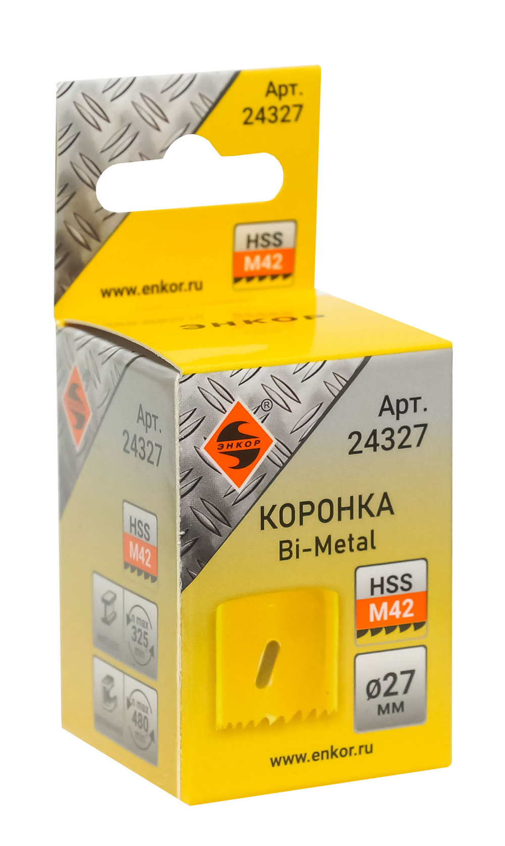 Коронка Bi-Metal Ф27 мм М42