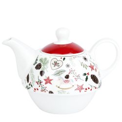 Набор 2пр " ": чайник v=400 мл и чашка v=270мл (подарочная упаковка)