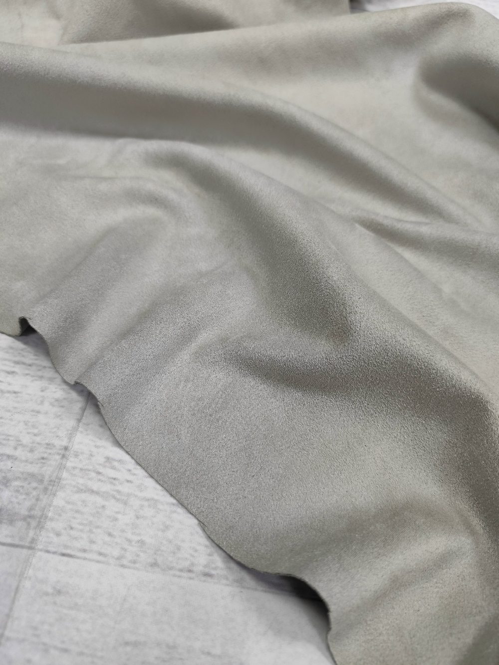 Замша иск. (скуба)/ 310 Св. серый