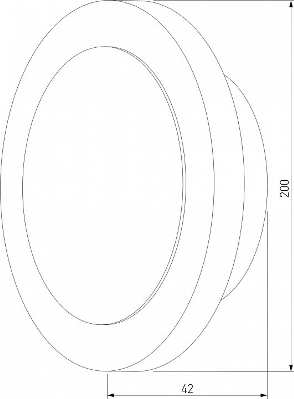 Накладной светильник Elektrostandard Around 40140/1 LED серебро