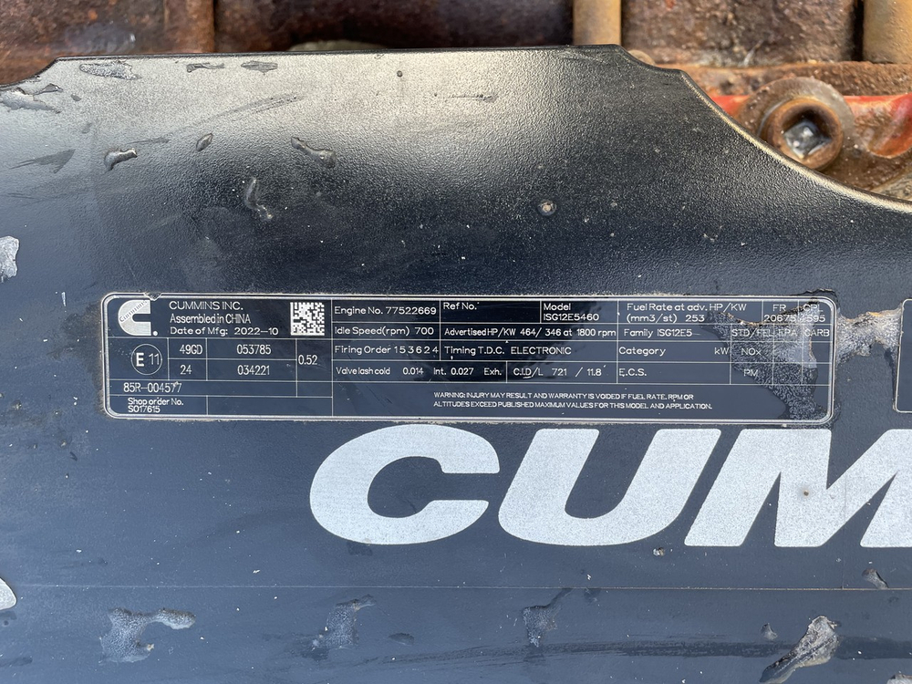 Двигатель ISG12E5460 Cummins 2023г.