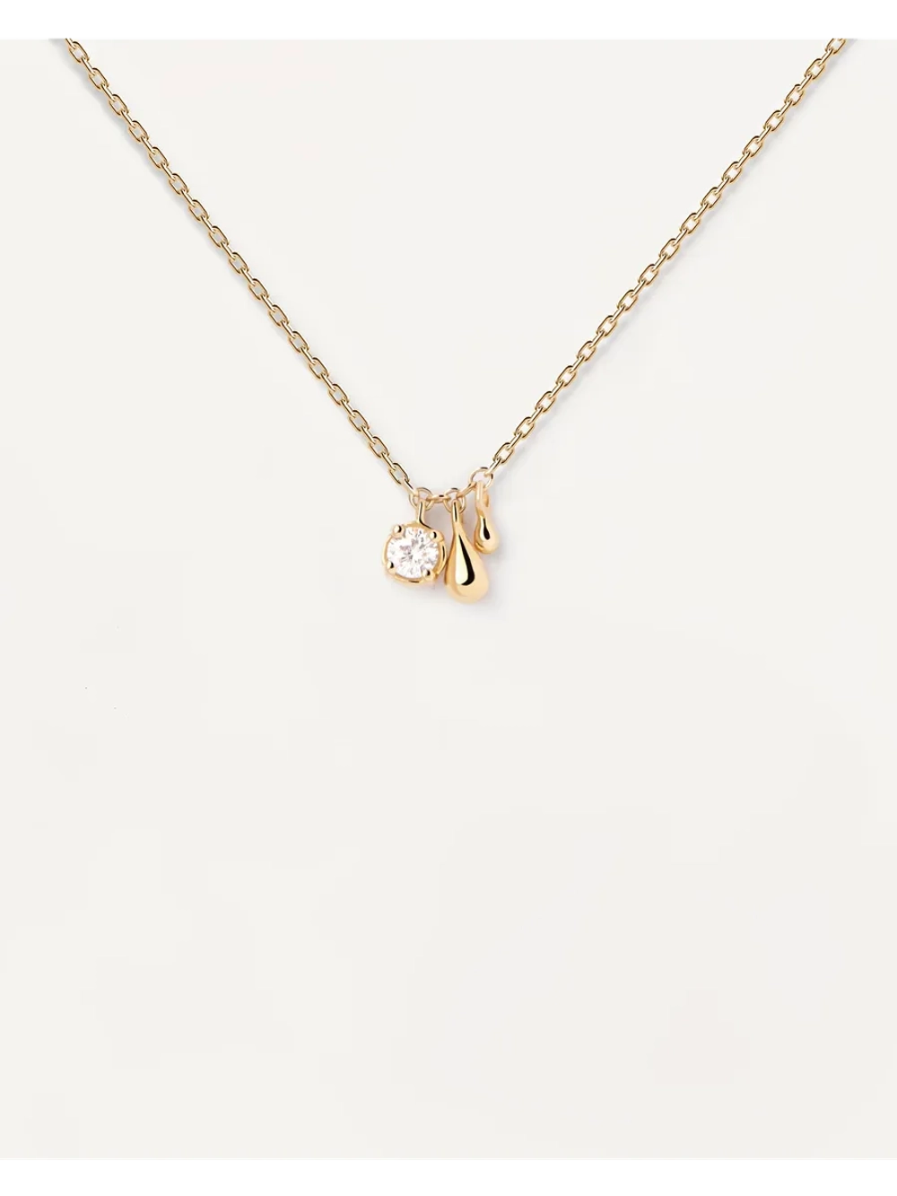 Колье Water серебро 925 пробы покрытое золотом