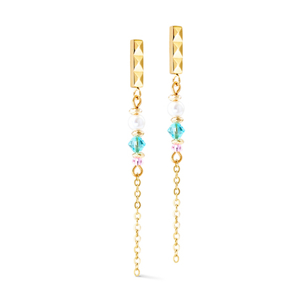 Серьги Coeur de Lion Multicolour Pastel 2 3031/21-1537