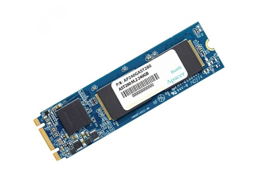 SSD накопитель Apacer AST280 240ГБ, M.2 2280, SATA III, [AP240GAST280-1]