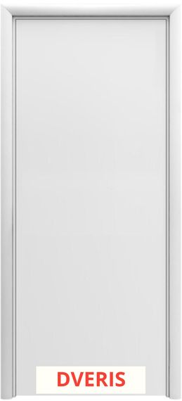 Межкомнатная дверь маятниковая гладкая Aquadoor композитная ПГ (Белая)