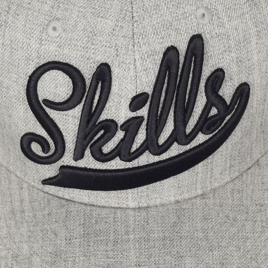 Бейсболка SKILLS 01 (Серый (Grey Melange)