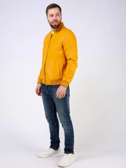 Кожаная куртка демисезонная Турция бомбер