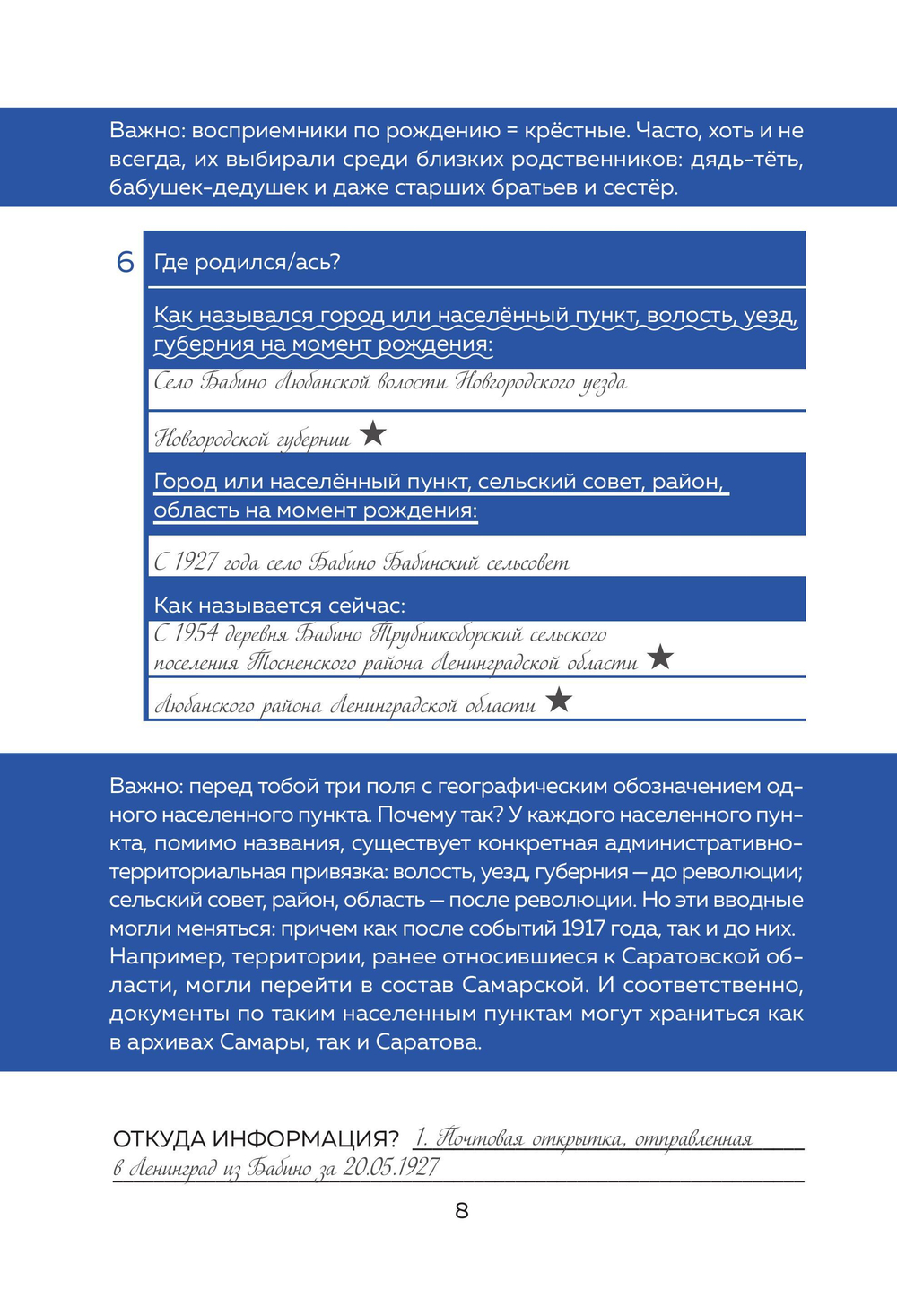 История моего рода