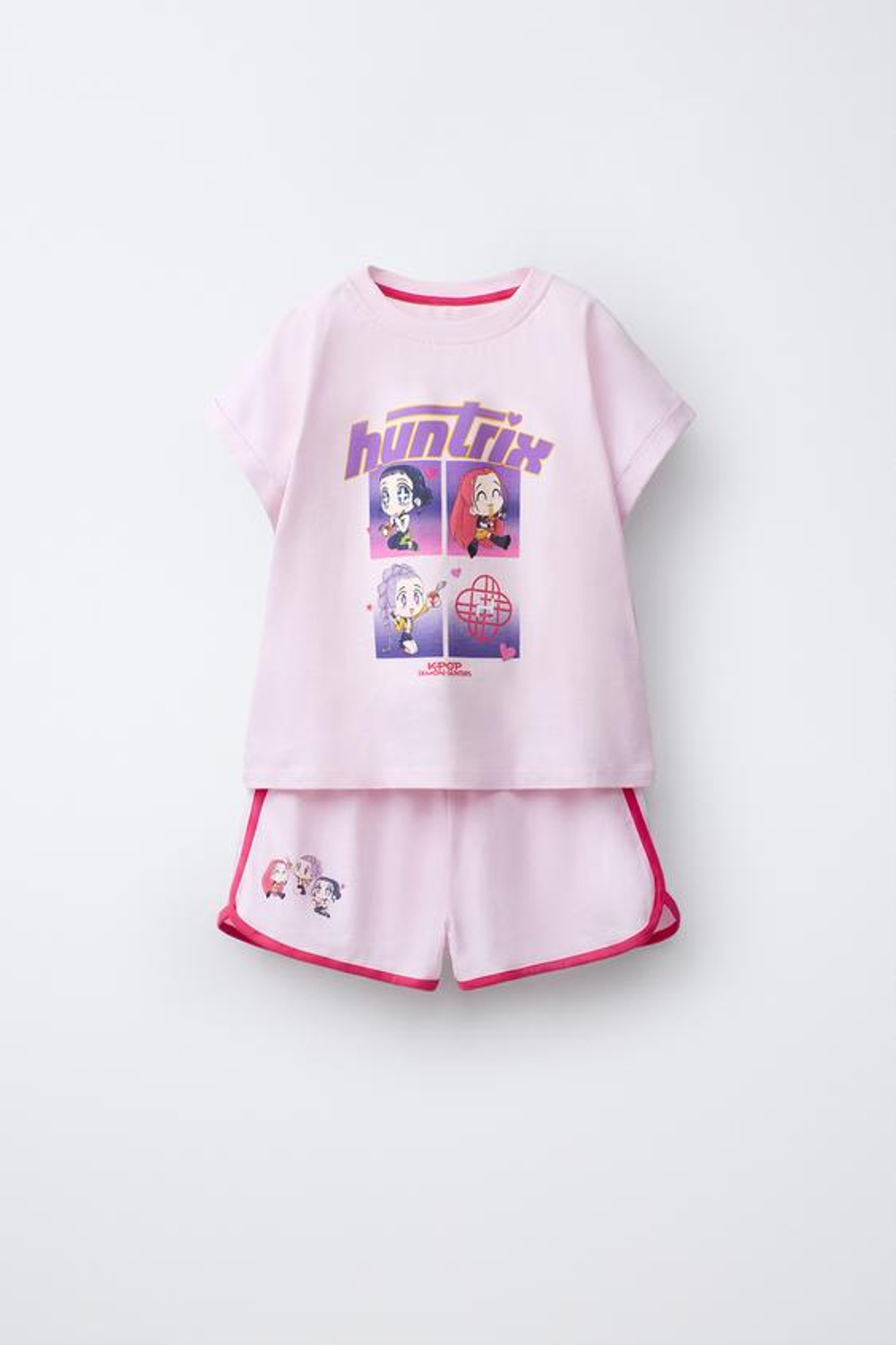 ZARA ПИЖАМА KPOP DEMON HUNTERS™ NETFLIX ©, ЦВЕТ МАЛЬВЫ