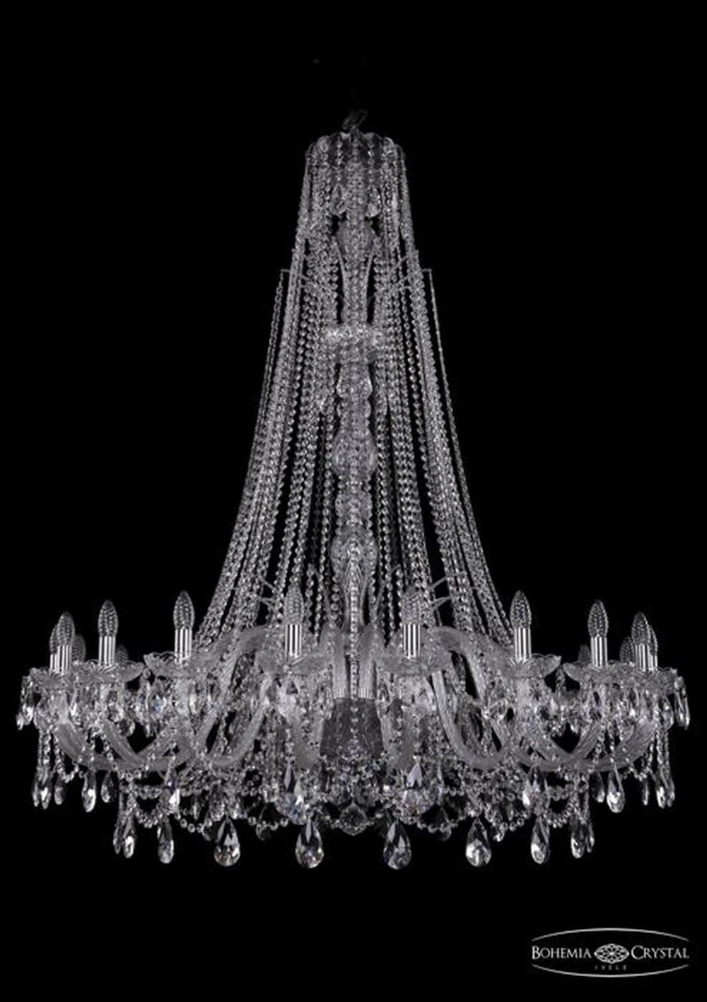 Подвесная люстра Bohemia Ivele 1411/20/460/XL-154/Ni