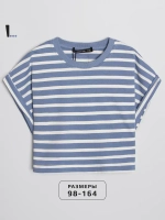 Футболка для девочки на лето в полоску