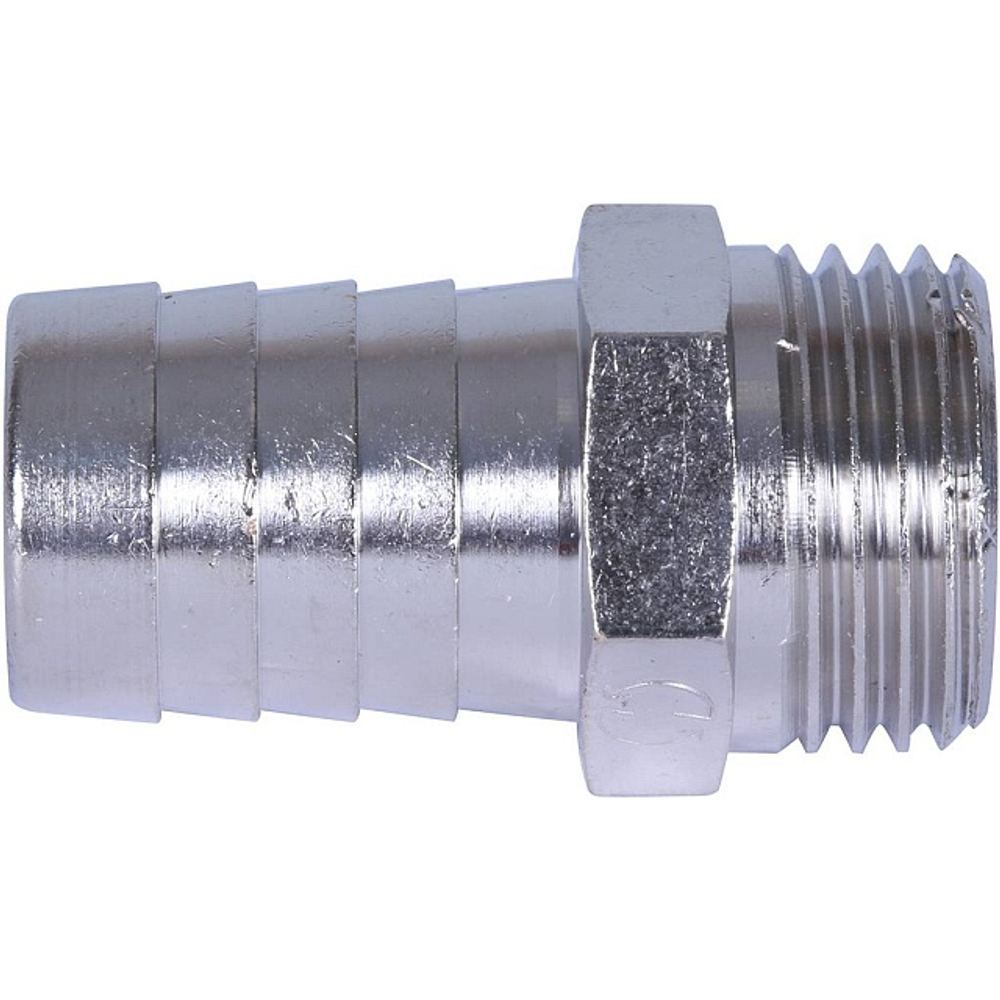 Штуцер с наружной резьбой STOUT SFT 0067 - 1/2" x 18 мм (латунь никелированная)