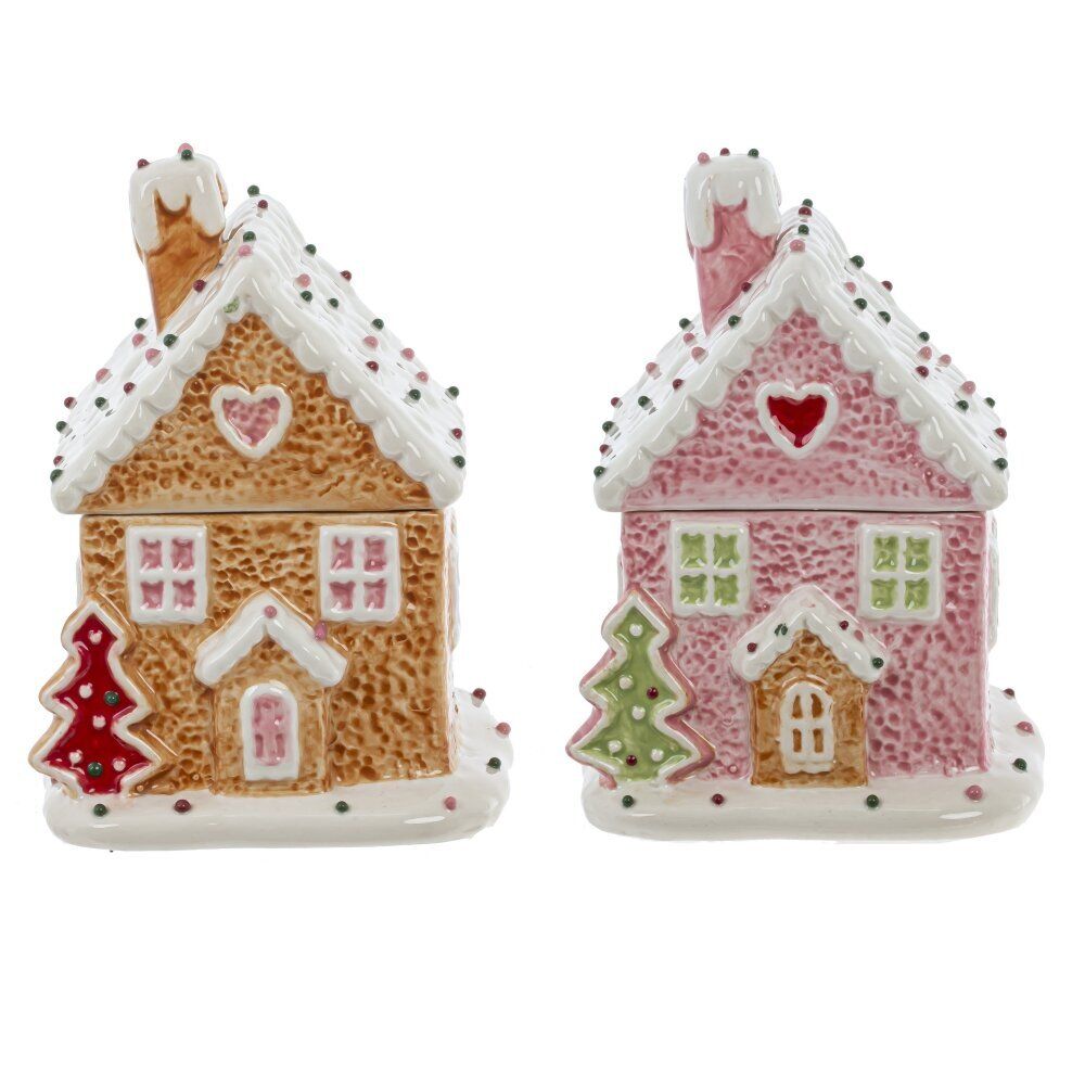 GAEM Конфетница "Пряничный дом", 400 мл, L10,5 W10,5 H16 см, 2в.