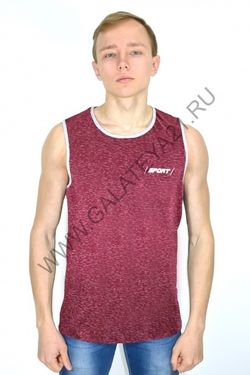 c-512 Майка мужская на широком плече / 100% хлопок