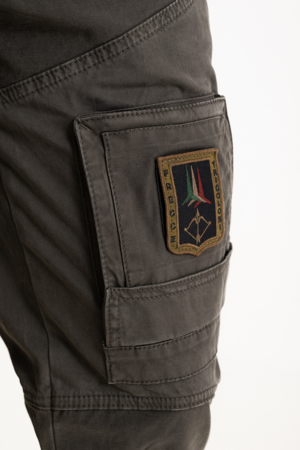 Брюки карго муж. AERONAUTICA 1557 Anti-G коричнево-зеленый