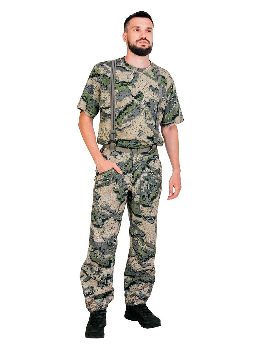 Костюм демисезонный охотничий Nisus Phantom ( комплект куртка+брюки) L (размер 48-50/170-176)