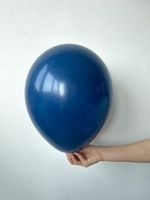 S Шар пастель 12'' / 30 см №38 темно синий (нави) (БГ-17)