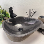 Раковина из речного камня RS-62820 (51*37*16) 56