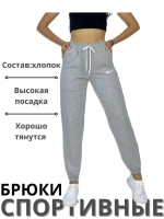 Штаны спортивные без начеса