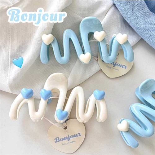 Заколка-краб Волна