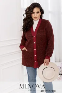 Кардиган 2398-красный Minova