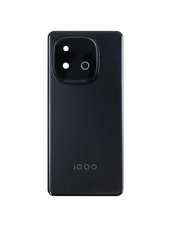 Задняя крышка для Iqoo Neo 10 черная, глобальная версия (Black) со стеклом камеры