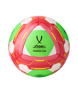 Мяч футбольный Primero Kids №3, белый/красный/зеленый