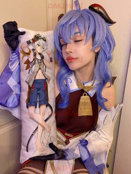 Мини дакимакура Беннет из Геншин Импакт | Genshin Impact арт. M0962, 60х20 см