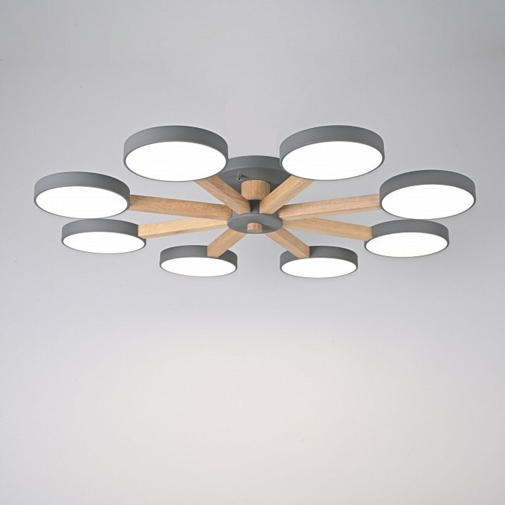 Люстра на штанге Imperiumloft TURNA Gray TURNA01