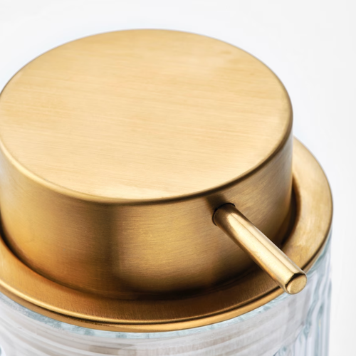 СИЛВТДЖАРН SILVTJARN Дозатор для мыла, 350 мл, золотой