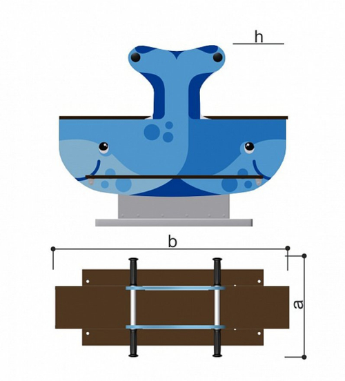 Качалки 2х Romana 108.53.00-01