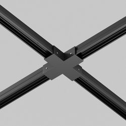 Соединитель X-образный для треков профиля Maytoni Line Elasity O-TR001-CC