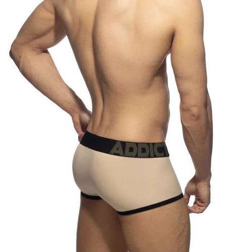 Мужские трусы хипсы бежевые с пуш-ап Addicted AD1083-20