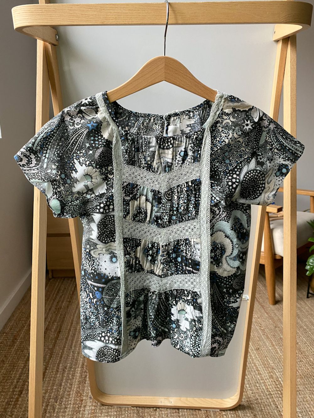 Хлопковая блузка Bonpoint, 128