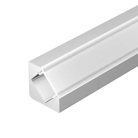 Профиль с экраном ALU-D45-2000 ANOD+FROST (Arlight, Алюминий) 018252